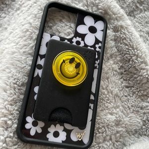 IPhone 12 Pro Max Wildflower Case with Popsocket wallet!!